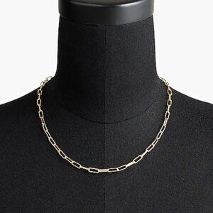 J. Crew Factory Paperclip Link Chain Necklace